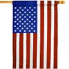 Hooked On Fishing House Flags Pack Sports Outdoor Camping Fish Dock Lure Entertainment Activity Physical USA Applique Small Decorative Gift Yard Banner Made In 28 X 40 view 4