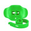 SLEEFS Football Mouth Guard - Adult/Youth Mouthguard with Strap - Lip/Teeth Protector Mouthpiece - No Boil - for Youth/Adults, Maximum Air Flow, for All Sports - Hot Green view 1