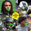 SLEEFS Football Mouth Guard - Adult/Youth Mouthguard with Strap - Lip/Teeth Protector Mouthpiece - No Boil - for Youth/Adults, Maximum Air Flow, for All Sports - Hot Green view 3
