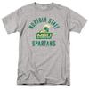 Norfolk State University Official Spartans Logo Unisex Adult T-Shirt, Athletic Heather, 4X-Large view 1