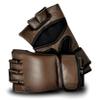 Ultimate - Windsor Series - Vintage Genuine Leather MMA Gloves - Boxing MMA Muay Thai Training & Fight (S/M) view 1