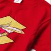 DC Comics Justice League 4th Shazam Birthday Boy's Premium Solid Crew Tee, Red, Youth Medium view 2