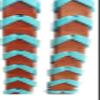 CHALLENGER Horse Western Leather Turquoise Laced Barrel Contest Reins 6686 view 2