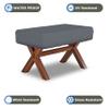 Covers & all Foosball Table Cover 12 Oz - 100% Weather Resistant Outdoor Game Table Cover with Elastic at 4 Sides (63" W x43" D x 19.5" H, Gray) view 3