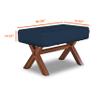 Foosball Table Cover 12 Oz Waterproof - 100% Weather Resistant Outdoor Game Table Cover with Elastic at 4 Sides (56"W x 52"D x 15"H, Blue) view 2