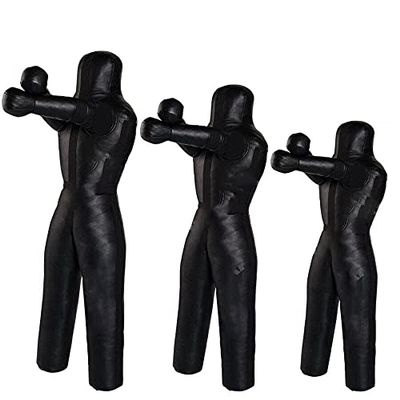BRAWL Strike MMA Grappling Dummy Wrestling Bag Black 4ft 5ft 6ft (70'' 180cm, Black)