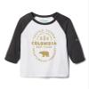 Columbia Youth Unisex Outdoor Elements 3/4 Sleeve Shirt, White/Shark, X-Large view 2