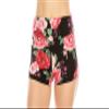 ALWAYS Slip Shorts for Women  Premium Soft Yoga Dance Spandex with Stripes Floral 1827 XS view 3