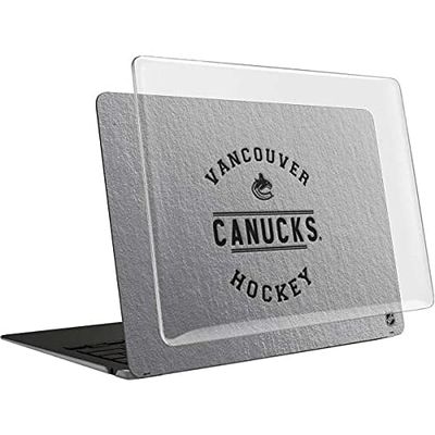 Skinit Case + Skin Compatible with MacBook Air 13in M1 (2021) - Officially Licensed NHL Vancouver Canucks Black Text Design