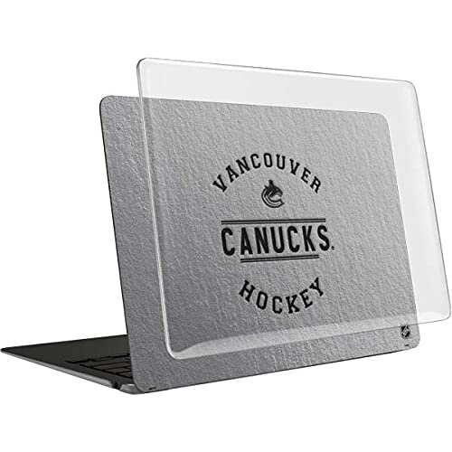 Skinit Case + Skin Compatible with MacBook Air 13in M1 (2021) - Officially Licensed NHL Vancouver Canucks Black Text Design