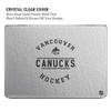 Skinit Case + Skin Compatible with MacBook Air 13in M1 (2021) - Officially Licensed NHL Vancouver Canucks Black Text Design view 2