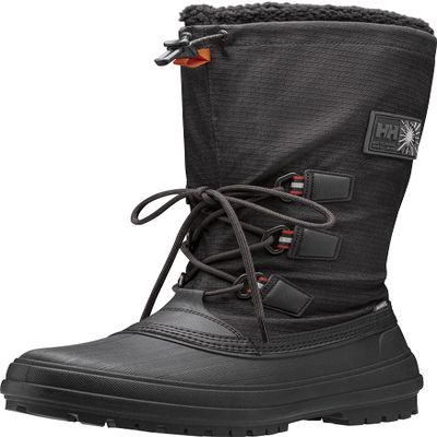 Helly-Hansen Arctic Patrol Winter Boot for Men - Insulated, Waterproof, Durable Snow Boot for Extreme Cold Weather, 990 Black - 12