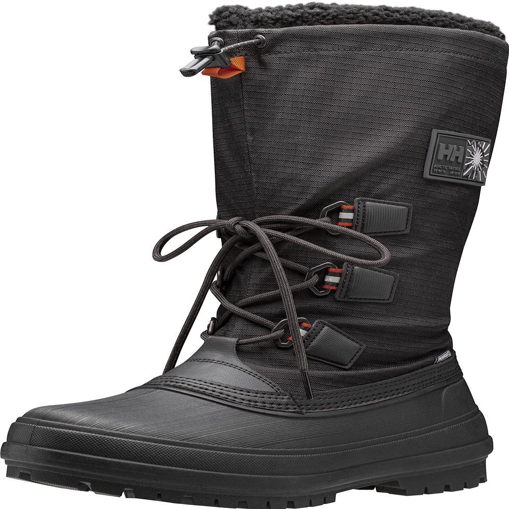 Helly-Hansen Arctic Patrol Winter Boot for Men - Insulated, Waterproof, Durable Snow Boot for Extreme Cold Weather, 990 Black - 12