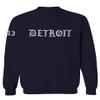VICES AND VIRTUESS 0362. Detroit 313 Michigan City Hip HOP Hipster Streetwear Men's Crewneck Sweatshirt (Navy Large) view 1
