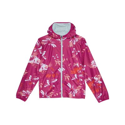 Columbia Youth Unisex Pixel Grabber Reversible Jacket, Wild Fuchsia Daisy Party Multi, X-Large
