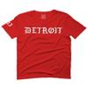 0362. Detroit 313 Michigan City Hip HOP Hipster Streetwear for Men T Shirt (Red, 2X-Large) view 1