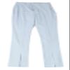 Danielle Bernstein Womens Slit Leg Slim Fit Pants Blue 10 view 3