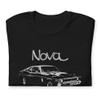 1969 Chevy Nova SS 350 Classic Car Short-Sleeve Unisex T-Shirt Black view 4