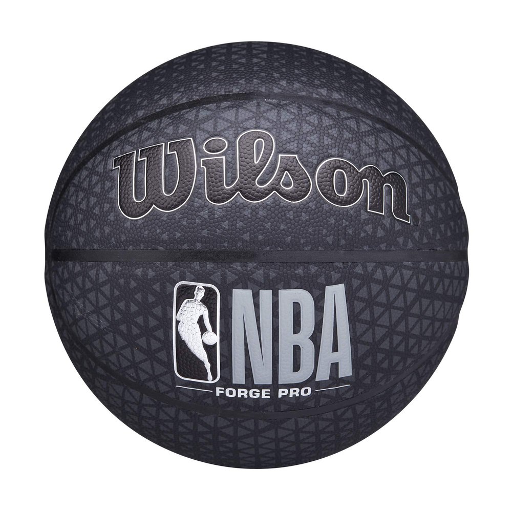 WILSON NBA Forge Pro Printed Ball WTB8001XB, Unisex, Basketball, Black/Grey, 7