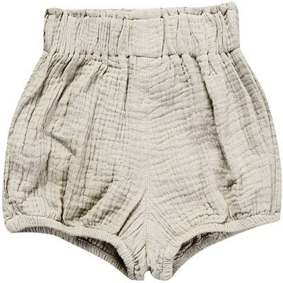 Toddler Girls Boys Shorts Bloomers Cotton Linen Shorts Floral Ruffle Bowknot Diaper Cover Summer Casual Outfits