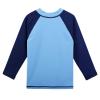TFJH E Boys Long Sleeve Swimsuits 2PCS Rashguard Set UPF 50+ Surf Bathing Suit 5t 6t Blue Car Long 116/122 view 4
