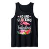 40 years old and Flocking fabulous Flamingo Girl Birthday P Tank Top view 1