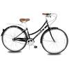Tracer Osaka Hybrid Bikes for Women,Steel Frame, Inter 3 Speed, 700c Wheels,Brown Seat Brown Grips,City Bike,Comfort Bike,Commuter Bike,Womens Bike,Black view 1