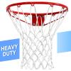 LAO XUE Basketball Net Outdoor,(7.16 oz) 12 Loops Professional Heavy Duty Basketball Net Replacement,All Weather Anti Whip, Suitable for Outdoor Standard 12 Loops Basketball Hoop view 1