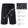 BASSDASH 10.5 Mens Fishing Cargo Shorts Quick Dry UPF 50+ Water Resistant FP01M Black view 3
