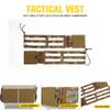 EMERSONGEAR Vest Single Point Quick Release Mesh Cummerbund with Molle System for Vest JPC 1.0/2.0/419/420 view 3