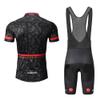 MOXILYN Men Cycling Jersey Set Bike Shorts and Jersey Suit 9D Padded Cycling Bibs MTB Shirts Short Sleeve Bicycle Clothes view 2