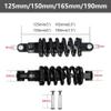 aiNPCde Mountain Bike Rear Shock Coil Spring Suspension 125/150/165/190mm with Bushing and Screw 150Lbs to 2000Lbs (Color : 165mm, Size : 350Lbs) view 2