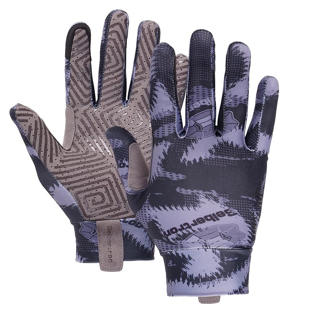 Seibertron S.P.S.G-1 Touchscreen Full Finger Women/Men/Kid Gloves with Breathable Non Slip UPF100+ Sun/UV Protection Sunblock for Driving Cycling Outdoor Gloves Adult Black XL
