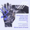 Seibertron S.P.S.G-1 Touchscreen Full Finger Women/Men/Kid Gloves with Breathable Non Slip UPF100+ Sun/UV Protection Sunblock for Driving Cycling Outdoor Gloves Adult Black XL view 3