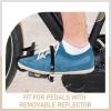 1 Pair Bike Pedal Strap Clip Nylon Cycling MTB Road Mountain Bike Pedal Toe Strap Bicycle Toe Clips Cages for Kids Adults Outdoor Exercise Fitness view 4