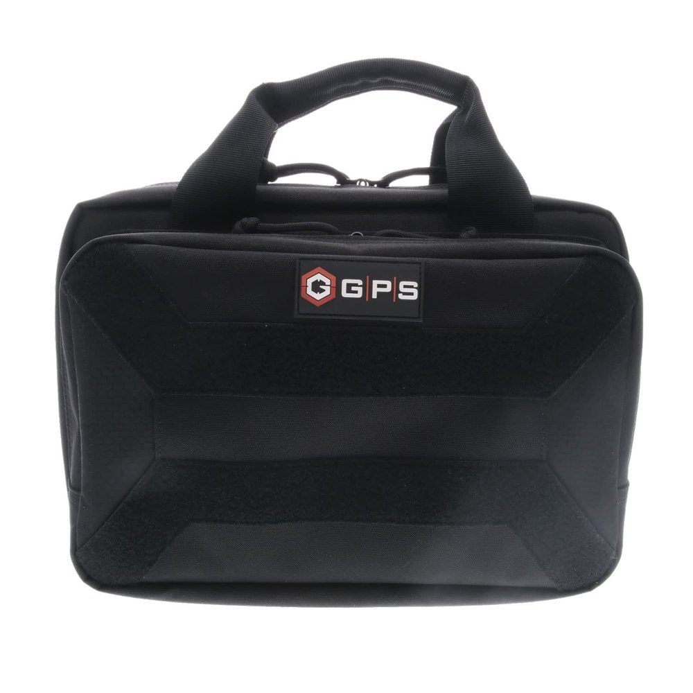 G.P.S. G. Outdoor Products 13" Pistol Case | Black | Durable Abrasion-Resistant Soft Range Bag for Handgun, Ammo & Shooting Accessories Safe Carrying