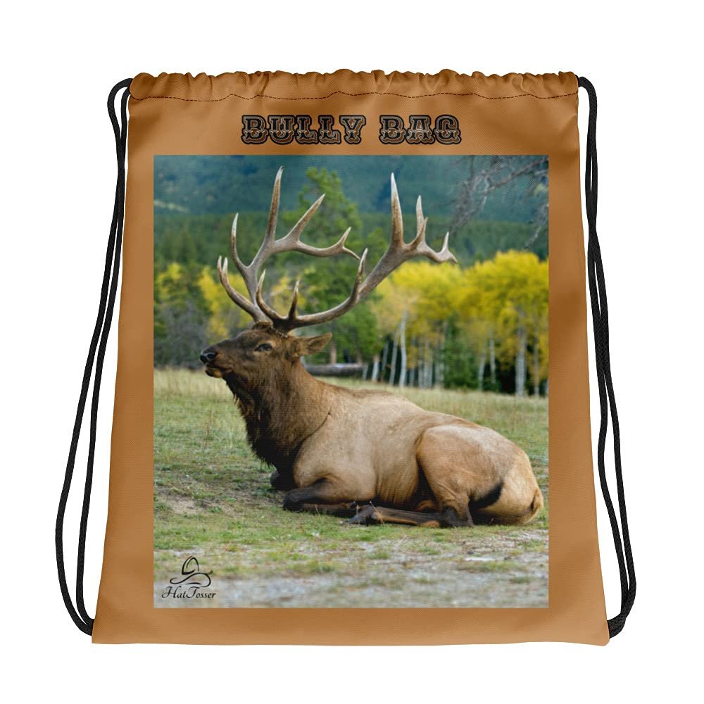 HatTosser Elk Bully Drawstring Bag Buckskin