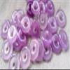 25mm Lite Purple Violet Jade -Green Jade PI Jadeite Natural Pendant Roundele O Donut Circle Jewelry Focal Beads 2pcs view 1