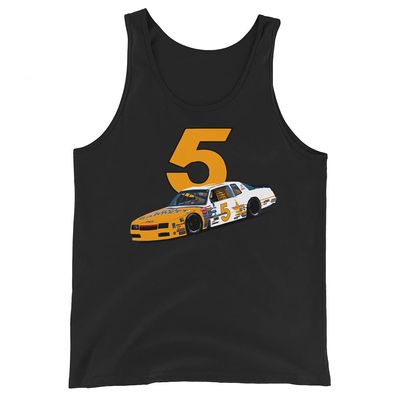 Geoff Bodine 1986 Monte Carlo Race Car Unisex Tank Top Black