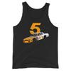 Geoff Bodine 1986 Monte Carlo Race Car Unisex Tank Top Black view 1