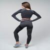 Ultra Fit Wear Women's Summer Casual Smokey Long-Sleeve Mesh Top view 3