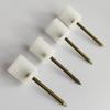 20pcs Archery Target Face Pins Manganese Steel Target Pins Fix Paper Face Foam Straw Targets 2.5inch (White) view 3