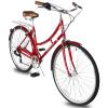 Tracer Osaka Hybrid Bikes for Women,Steel Frame, 7 Speed, 700c Wheels,Brown Seat Brown Grips,City Bike,Comfort Bike,Commuter Bike,Womens Bike,Red view 2