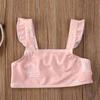 JBIVWW Baby Girl Shell Printed Ruffled Bikini Sets Swimsuit Swimwear Infant Toddler Kids Summer Beach Two Pieces Bathing Suit (Color : Pink, Size : 2T) view 4