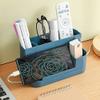 Arinda Wrth Rotating Storage Box with Phone Holder Multi Layer Jewelry Container Desk Organizer with 6 Compartments for Home Office view 3
