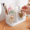 Arinda Wrth Rotating Storage Box with Phone Holder Multi Layer Jewelry Container Desk Organizer with 6 Compartments for Home Office view 4
