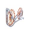 SwishTi Titanium Road Cyclocross Gravel Bicycle Bike Rear Derailleur Oversized Pulley Wheel System Cage OSPW for Shimano Ultegra Dura Ace 6700 6800 7800 7900 7970 9000 9070 10 11 Speed use (Gold) view 1