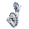 SwishTi Titanium Road Cyclocross Gravel Bicycle Bike Rear Derailleur Oversized Pulley Wheel System Cage OSPW for Shimano Ultegra Dura Ace 6700 6800 7800 7900 7970 9000 9070 10 11 Speed use (Black) view 2
