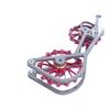 SwishTi Titanium Road Cyclocross Gravel Bicycle Bike Rear Derailleur Oversized Pulley Wheel System Cage OSPW for Shimano Ultegra Dura Ace 6700 6800 7800 7900 7970 9000 9070 10 11 Speed use (Red) view 4