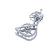 SwishTi Titanium Road Cyclocross Gravel Bicycle Bike Rear Derailleur Oversized Pulley Wheel System Cage OSPW for Shimano Ultegra Dura Ace 6700 6800 7800 7900 7970 9000 9070 10 11 Speed use (Gray) view 4